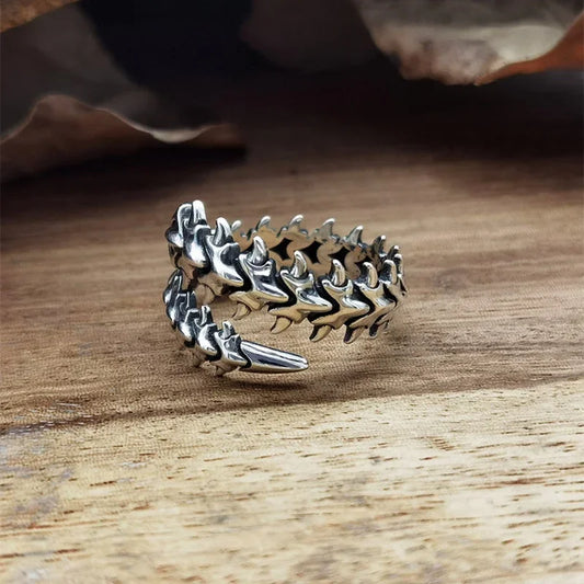 Vintage Gothic Keel Spine Rings