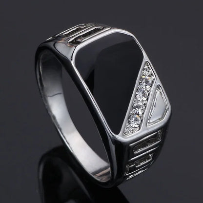 Rings for Men Square Fashion  for Wedding