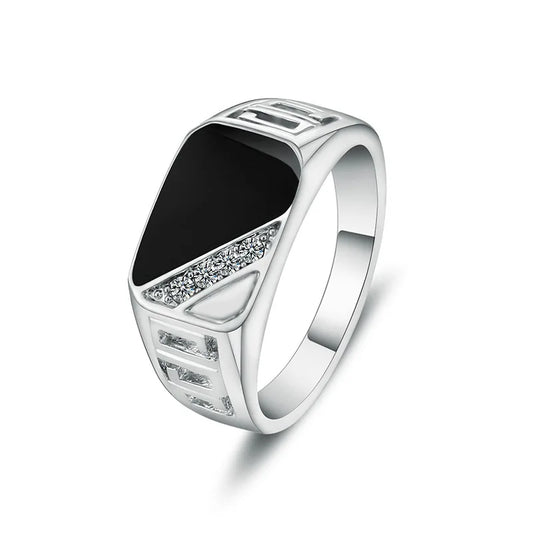 Rings for Men Square Fashion  for Wedding