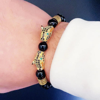 Luxury Black Stone  Bracelet