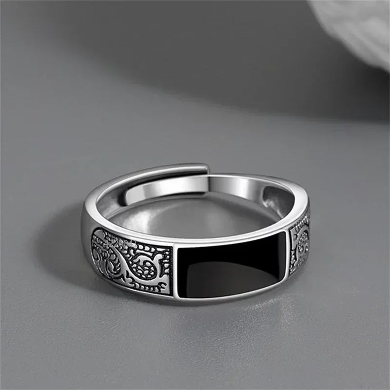 Rectangle Retro Dragon RINGE